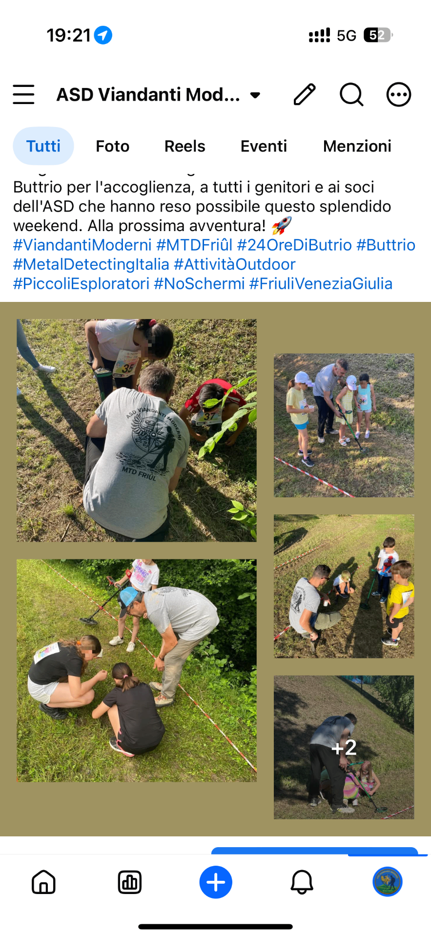 Volontari dell'associazione durante le 24 Ore di Buttrio